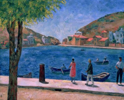 La baia di Balaklava, 1927 da Aleksandr Davidovic Drevin